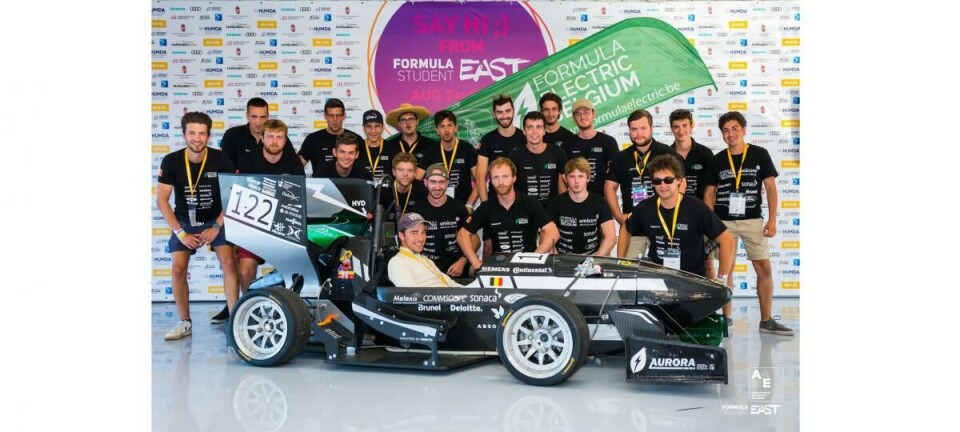 Studenten bouwen innovatieve groene racewagen