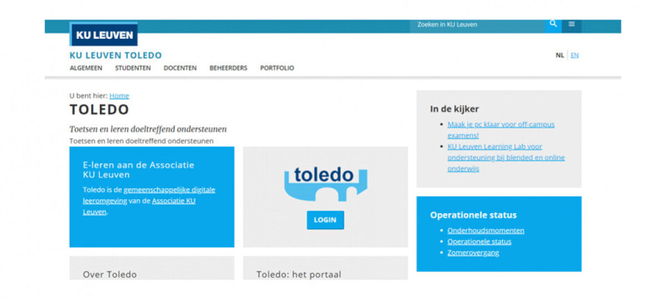 BREAKING: Toledo werkt momenteel zonder enige problemen
