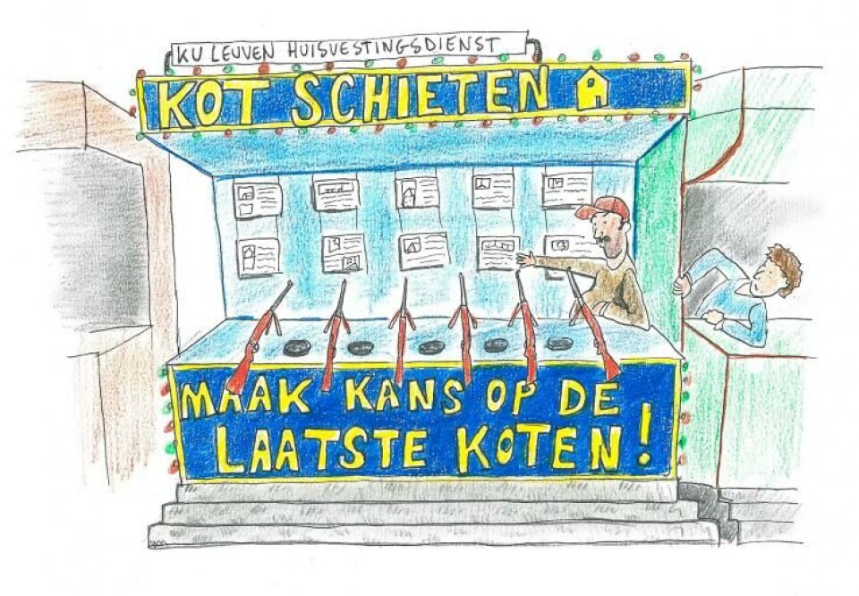 Volgend academiejaar dalende kotprijzen