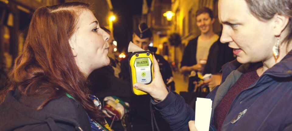 Beloning voor nuchtere studenten