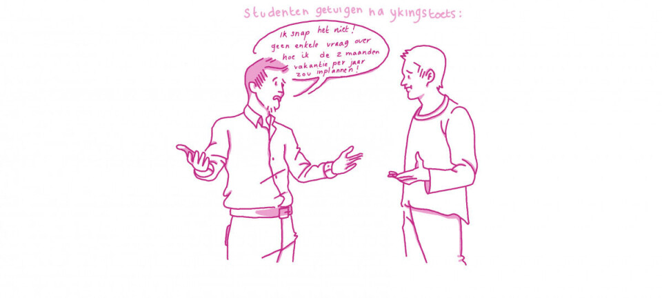 Studenten zeggen nee tegen ingangsexamen lerarenopleiding