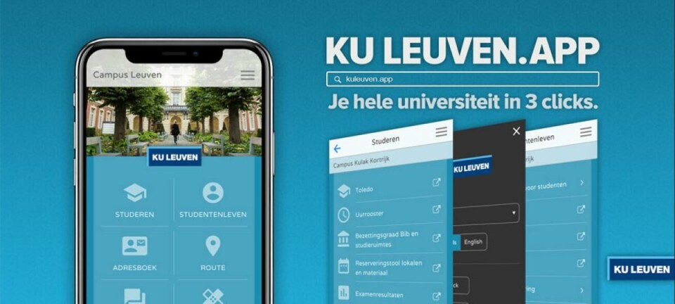 Eén app voor heel KU Leuven? Niet simpel