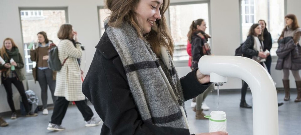 Studenten aan de tap