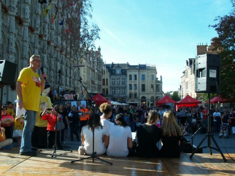 Leuven stapt, zingt en springt tegen armoede