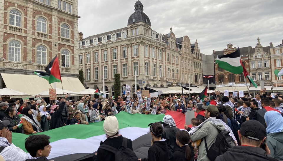Leuvenaars betuigen steun aan Palestina