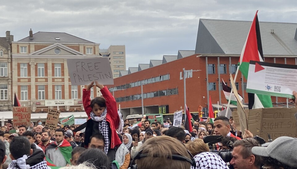 Leuvenaars betuigen steun aan Palestina