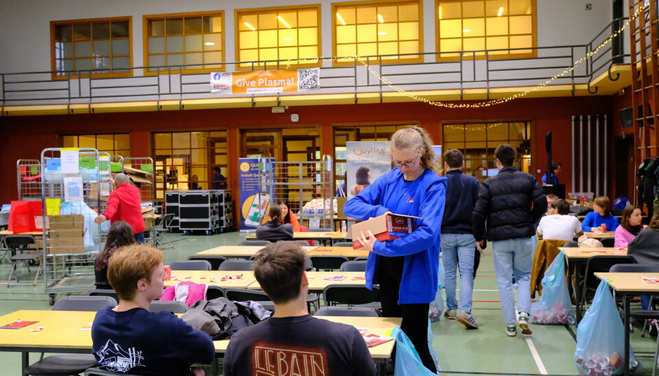 Bloedcollectie in Gymnasium