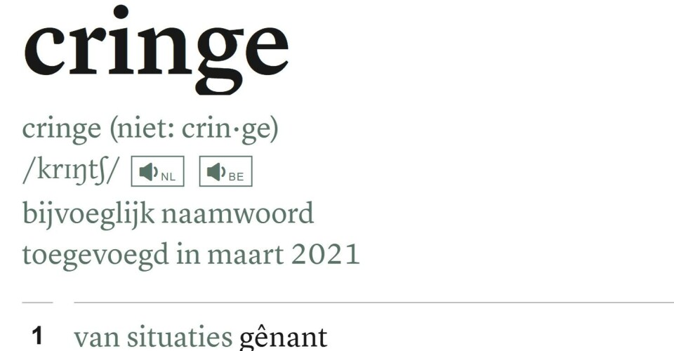 Cringe is het nieuwe cool