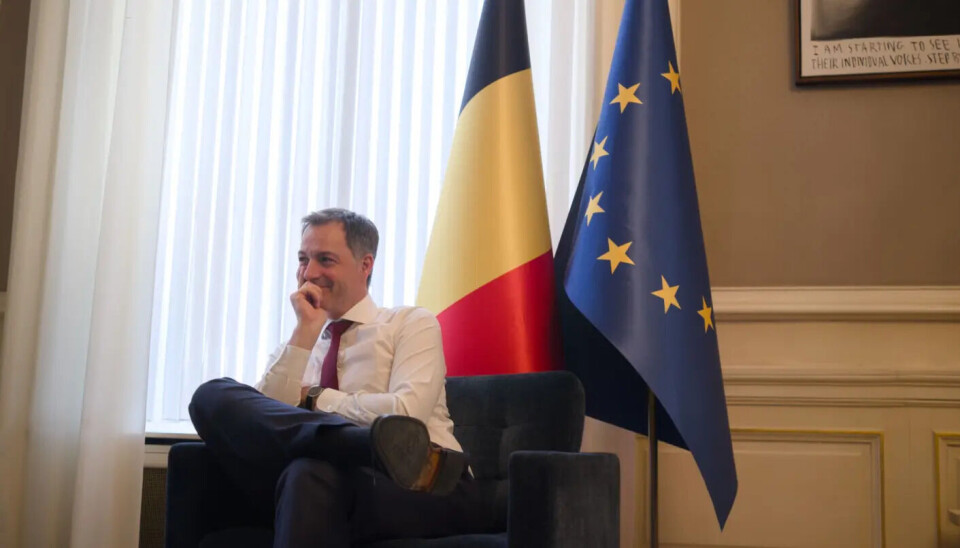 Alexander De Croo, peinzend over zijn visie op een universiteit die ooit zou zijn