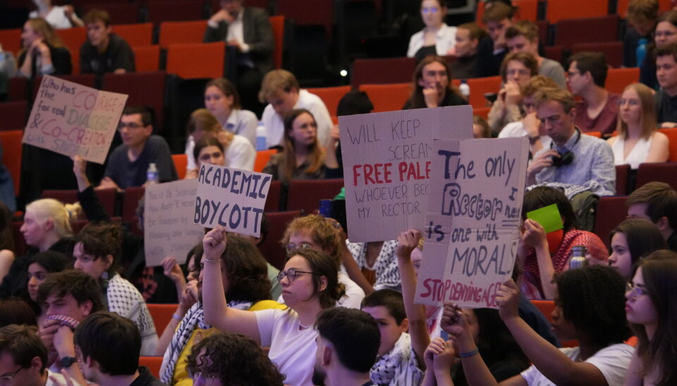 Academische uiteenzettingen en pro-Palestijns protest: dit was het rectordebat voor de studenten