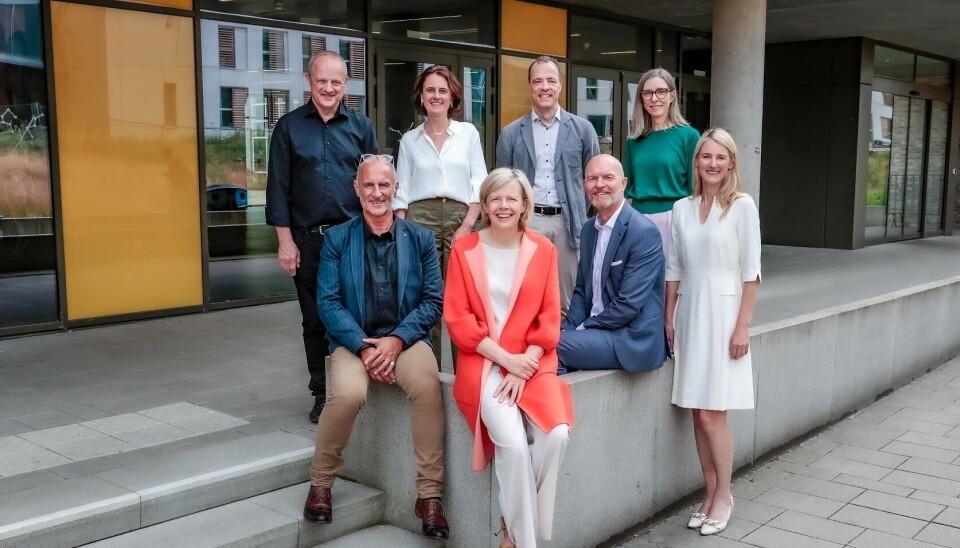 V.l.n.r: Patrick Callaerts, Evelyne Terryn, Stefaan Vaes, Margriet Van Bael, Dirk Hermans, Severine Vermeire, Tom Van Puyenbroeck en Isabelle Huys.