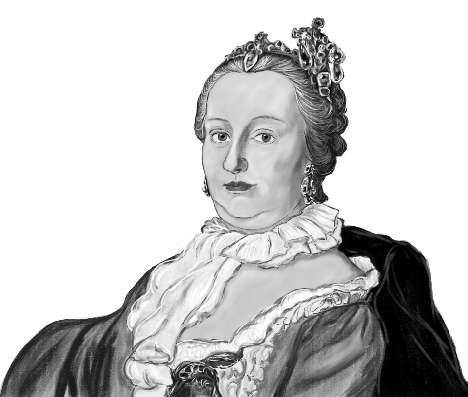 Maria Theresia van Habsburg.